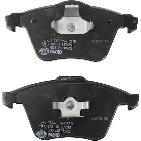 Pagid Brakes Disc Brake Pad, 355012281 355012281